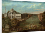 Procession of the Grand Vizier on the Hippodrome Square with the Sultan Ahmed Mosque, 1737 by Jean-Baptiste Vanmour
