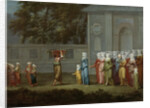 First walk to boys school, 1737 by Jean-Baptiste Vanmour