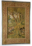 Dragon eating eggs (Tapestry), Mid of 17th cen by Anonymous
