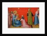 Adoration of the Magi with Saint Anthony Abbot, ca 1400 by Anonymous