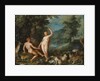Paradise Landscape with Eve Tempting Adam by Jan Brueghel the Younger