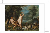 Paradise Landscape with Eve Tempting Adam by Jan Brueghel the Younger