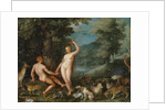 Paradise Landscape with Eve Tempting Adam by Jan Brueghel the Younger