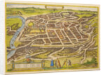 Vilnius (from Urbium praecipuarum mundi theatrum quintum by Georg Braun), 1580s by Frans Hogenberg