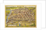 Vilnius (from Urbium praecipuarum mundi theatrum quintum by Georg Braun), 1580s by Frans Hogenberg