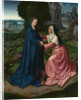 The Visitation of the Virgin to Saint Elizabeth. Panel from an Altarpiece, ca 1515 by Master of 1518