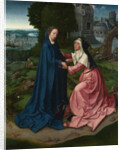 The Visitation of the Virgin to Saint Elizabeth. Panel from an Altarpiece, ca 1515 by Master of 1518