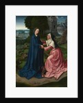 The Visitation of the Virgin to Saint Elizabeth. Panel from an Altarpiece, ca 1515 by Master of 1518