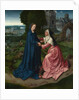 The Visitation of the Virgin to Saint Elizabeth. Panel from an Altarpiece, ca 1515 by Master of 1518