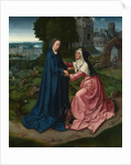 The Visitation of the Virgin to Saint Elizabeth. Panel from an Altarpiece, ca 1515 by Master of 1518