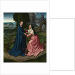 The Visitation of the Virgin to Saint Elizabeth. Panel from an Altarpiece, ca 1515 by Master of 1518