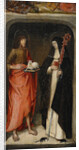 Saint John the Baptist and Saint Gertrude of Nivelles, 1480 by Master of St. Gudule