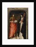 Saint John the Baptist and Saint Gertrude of Nivelles, 1480 by Master of St. Gudule