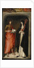 Saint John the Baptist and Saint Gertrude of Nivelles, 1480 by Master of St. Gudule