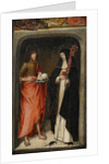 Saint John the Baptist and Saint Gertrude of Nivelles, 1480 by Master of St. Gudule