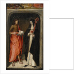 Saint John the Baptist and Saint Gertrude of Nivelles, 1480 by Master of St. Gudule