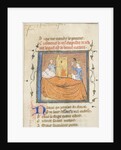 Miniature from a manuscript of the Roman de la Rose by Guillaume de Lorris and Jean de Meun, ca 1365 by Master of the Rose novels