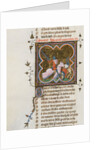 Miniature from a manuscript of the Roman de la Rose by Guillaume de Lorris and Jean de Meun, 1353 by Master of the Rose novels