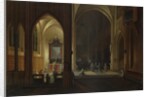 An Evening Service in a Church, 1649 by Pieter Neeffs the Elder