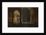 An Evening Service in a Church, 1649 by Pieter Neeffs the Elder