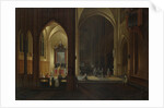 An Evening Service in a Church, 1649 by Pieter Neeffs the Elder