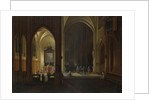 An Evening Service in a Church, 1649 by Pieter Neeffs the Elder