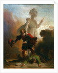 Don Juan and the statue of the commander, ca 1835 by Alexandre-Évariste Fragonard