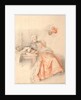 Young Lady Reading and a Page by Jacques-André Portail