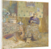 Madame Vuillard Sewing, 1920 by Édouard Vuillard