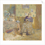 Madame Vuillard Sewing, 1920 by Édouard Vuillard