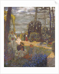 The Terrace at Vasouy, the Garden, 1901 by Édouard Vuillard
