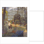 The Terrace at Vasouy, the Garden, 1901 by Édouard Vuillard