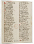 Ménagier de Paris, a manuscript page, 1393 by Anonymous master