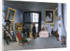 The studio of the artist at Rue de La Condamine, 1870 by Frédéric Bazille