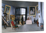 The studio of the artist at Rue de La Condamine, 1870 by Frédéric Bazille
