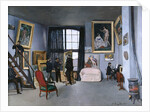 The studio of the artist at Rue de La Condamine, 1870 by Frédéric Bazille