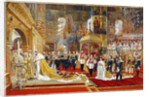 Coronation of Empreror Alexander III and Empress Maria Fyodorovna, 1883-1888 by Georges Becker