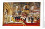 Coronation of Empreror Alexander III and Empress Maria Fyodorovna, 1883-1888 by Georges Becker