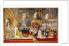 Coronation of Empreror Alexander III and Empress Maria Fyodorovna, 1883-1888 by Georges Becker