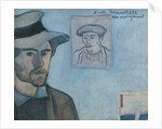 Self-portrait with Portrait of Gauguin, 1888 by Émile Bernard