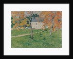 House among trees. Pont-Aven, 1888 by Émile Bernard