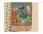Polycrates Hanged, ca 1413-1415 by (Master of the Hours for Marshal Boucicaut) Boucicaut Master