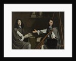 Double Portrait of both Artists, 1654 by Philippe de Champaigne