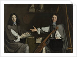 Double Portrait of both Artists, 1654 by Philippe de Champaigne
