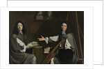 Double Portrait of both Artists, 1654 by Philippe de Champaigne