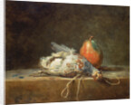 Still Life with Partridge and Pear, 1748 by Jean-Baptiste Siméon Chardin