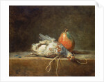 Still Life with Partridge and Pear, 1748 by Jean-Baptiste Siméon Chardin