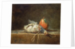 Still Life with Partridge and Pear, 1748 by Jean-Baptiste Siméon Chardin