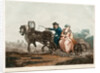 Sledge driving, 1830-1840s by Michel François Damam-Demartrait