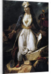 Greece on the Ruins of Missolonghi by Eugene Delacroix